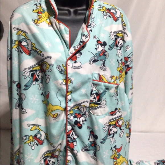 Disney 100 Pajama Top - Red, Yellow, Blue, White - Picture 2 of 9